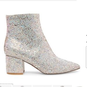 Betsey Johnson Kyla Rhinestone Embellished Bootie